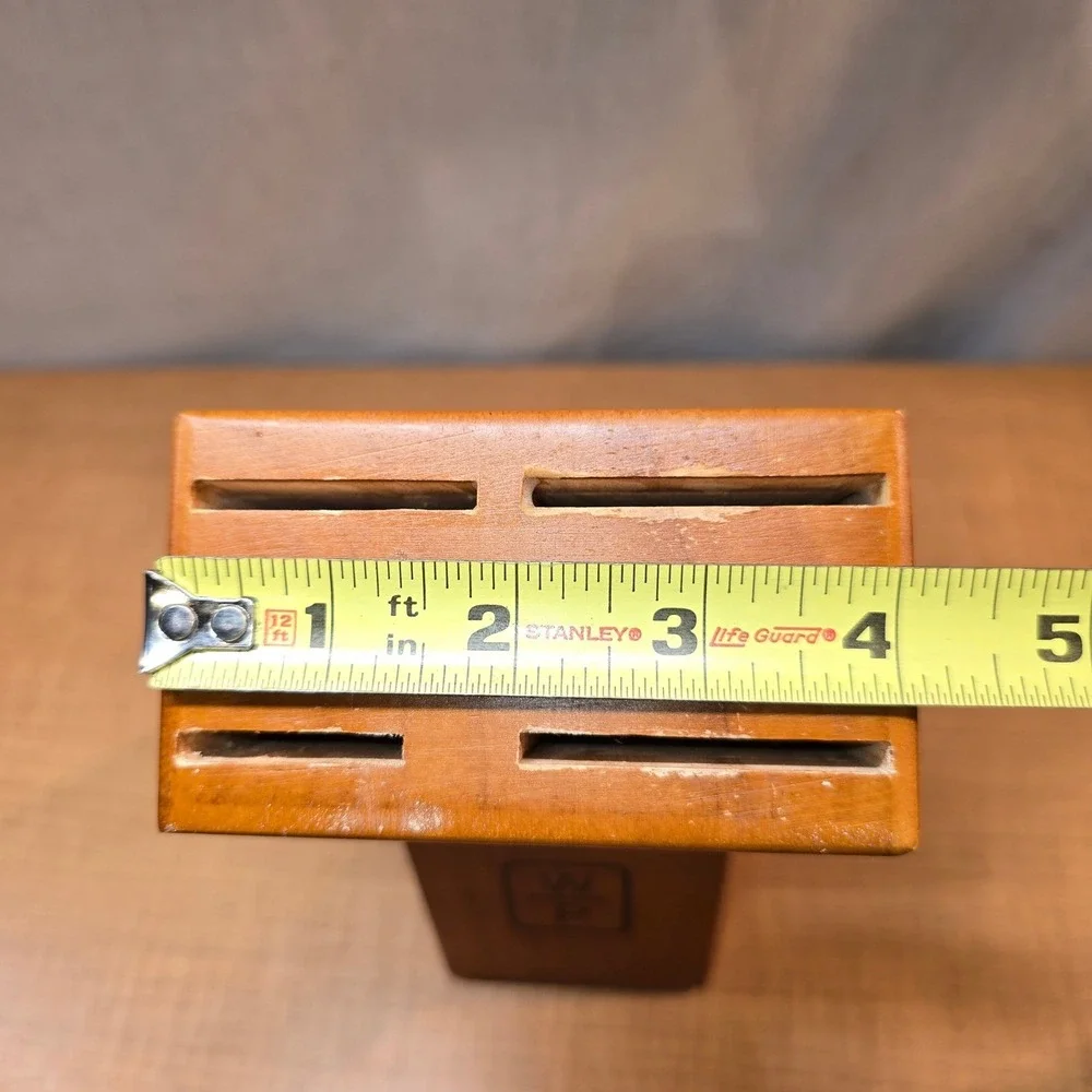 Wolfgang Puck WP‎ Santoku Chef's Knife Set Wood Block Only for 9